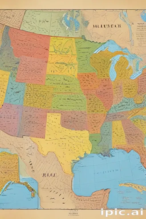 usa map states