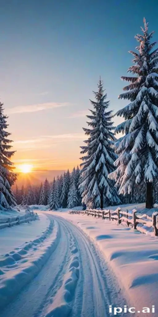 winter iphone wallpaper 4k