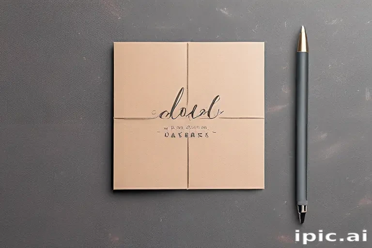 greeting card mockup