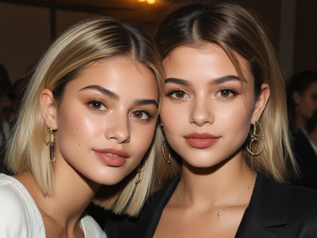 hailey bieber selena gomez picture
