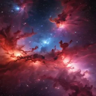 galaxy red wallpaper