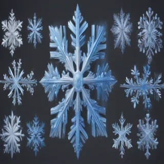 transparent background snowflake clipart