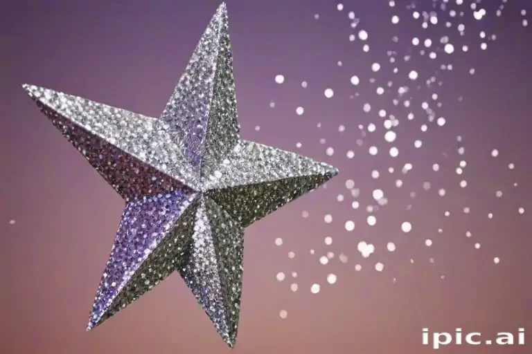 glitter star png