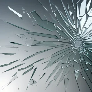 broken glass background