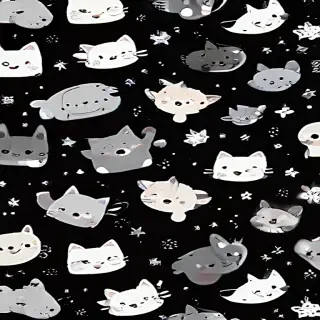 cute backgrounds black