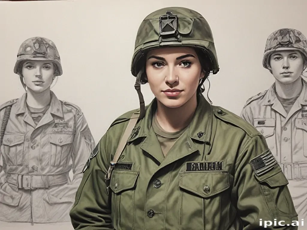 army drawings