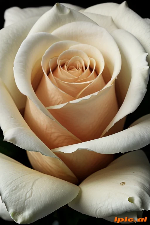 white rose on black
