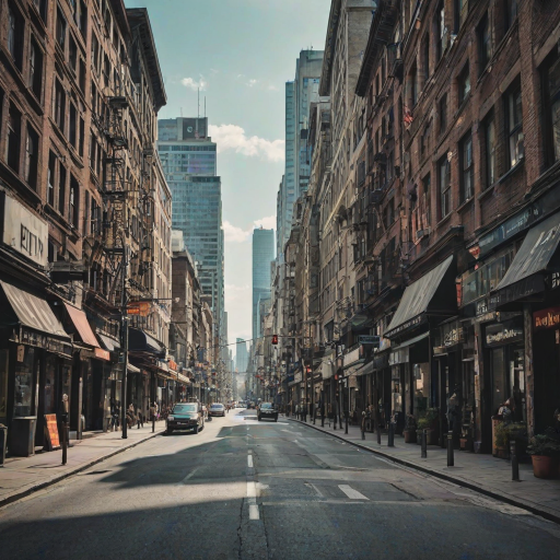 city street background