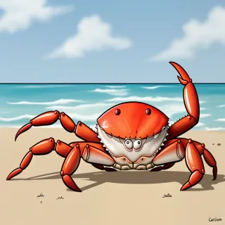 crab cartoon