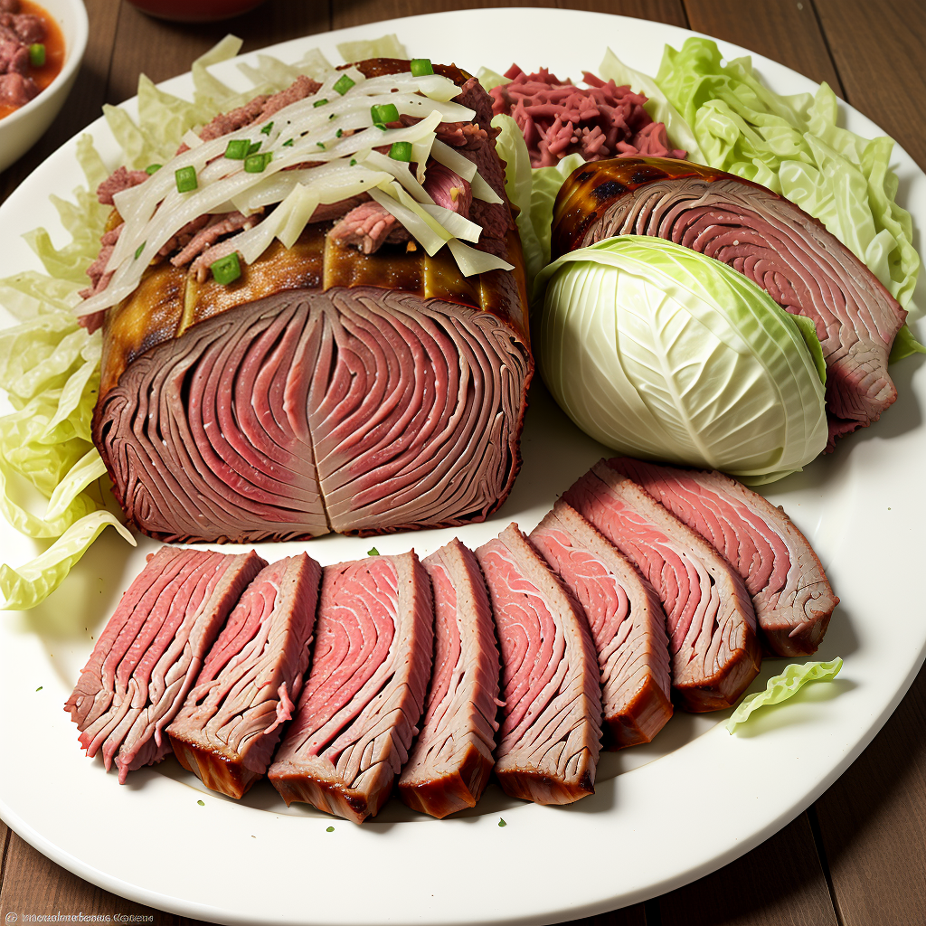 cabbage and corned beef jamaican