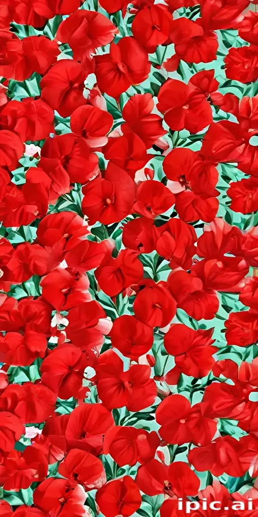 red flower bg