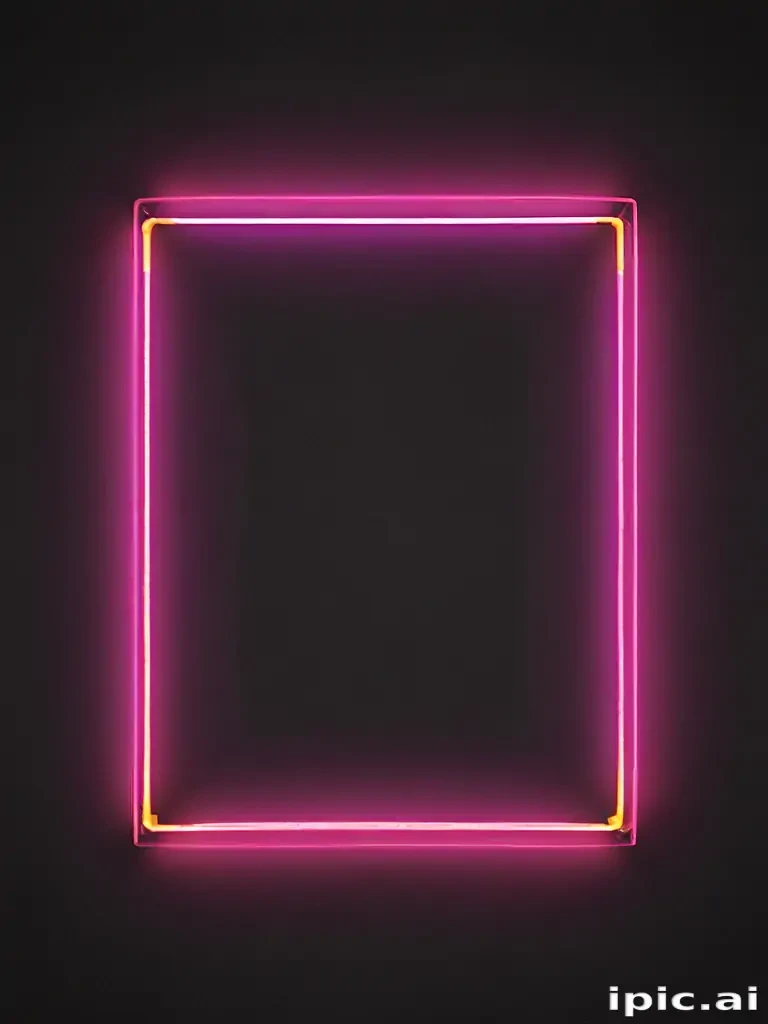neon frame png