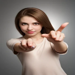 finger pointing at you