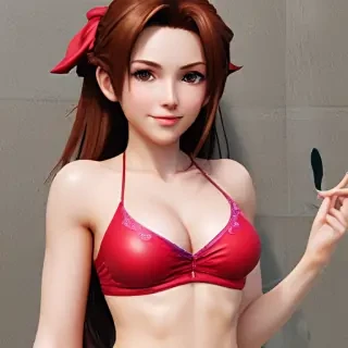 aerith bikini