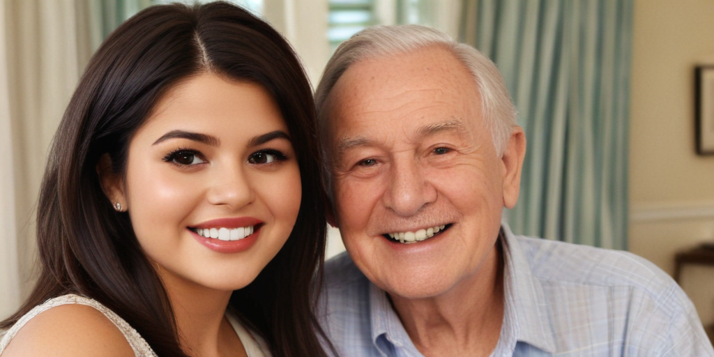 does selena gomez live with her grandparents