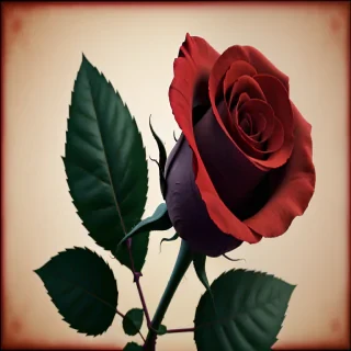 red rose png
