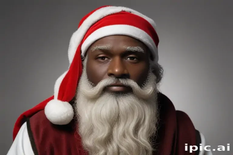 black santa png