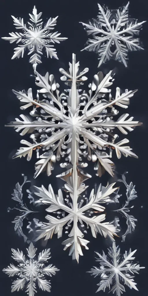 snowflake clipart free