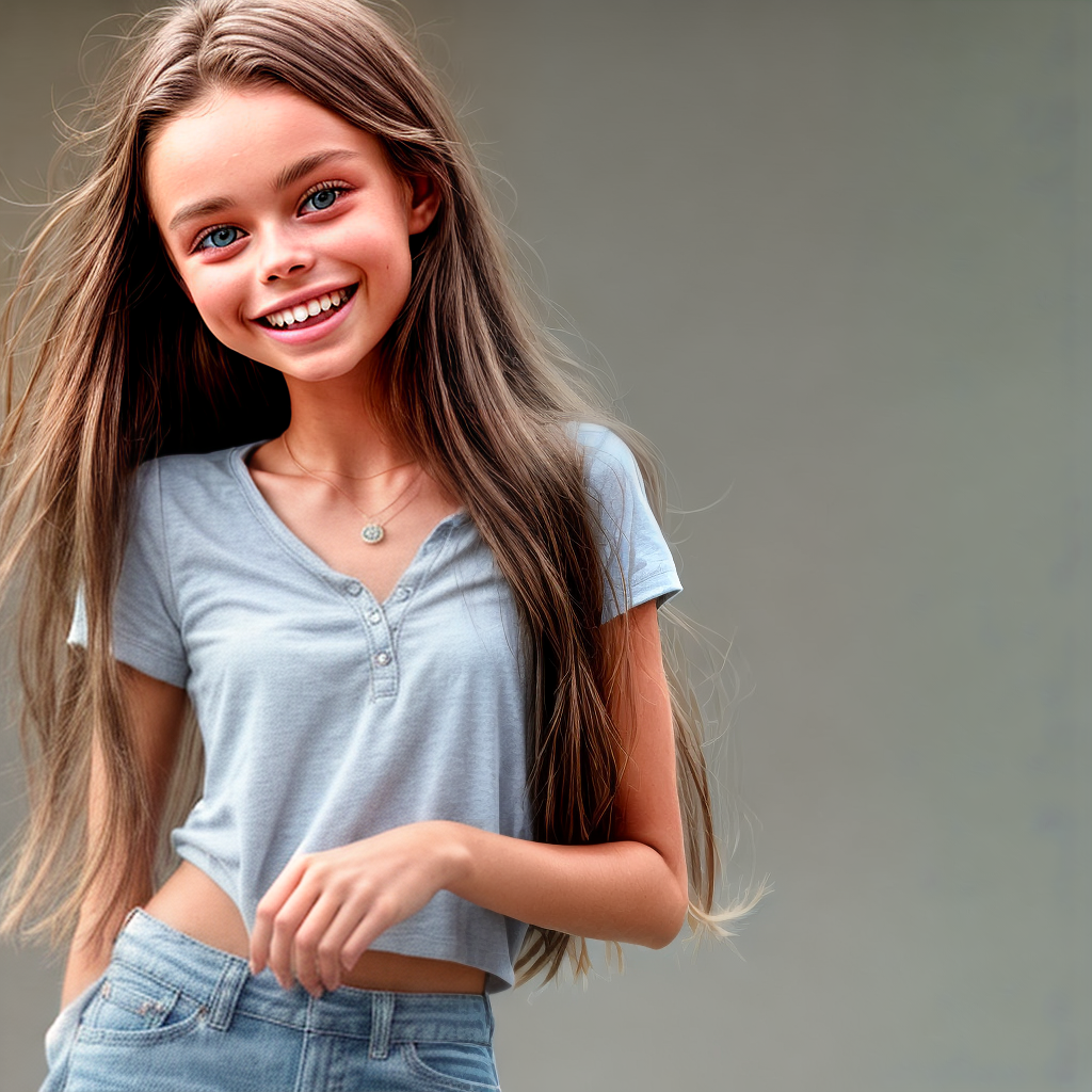 Meika woollard smiling big front teeth, closeup face