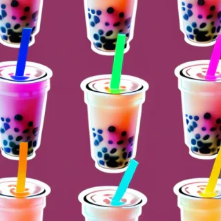boba tea wallpaper