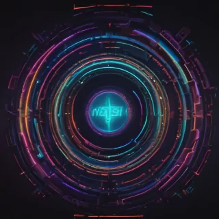 neon back ground