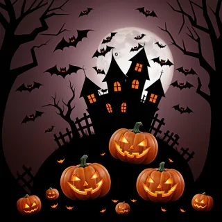 halloween background clipart