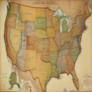 map of united states of america