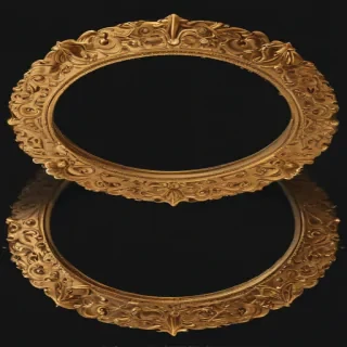 gold circle png