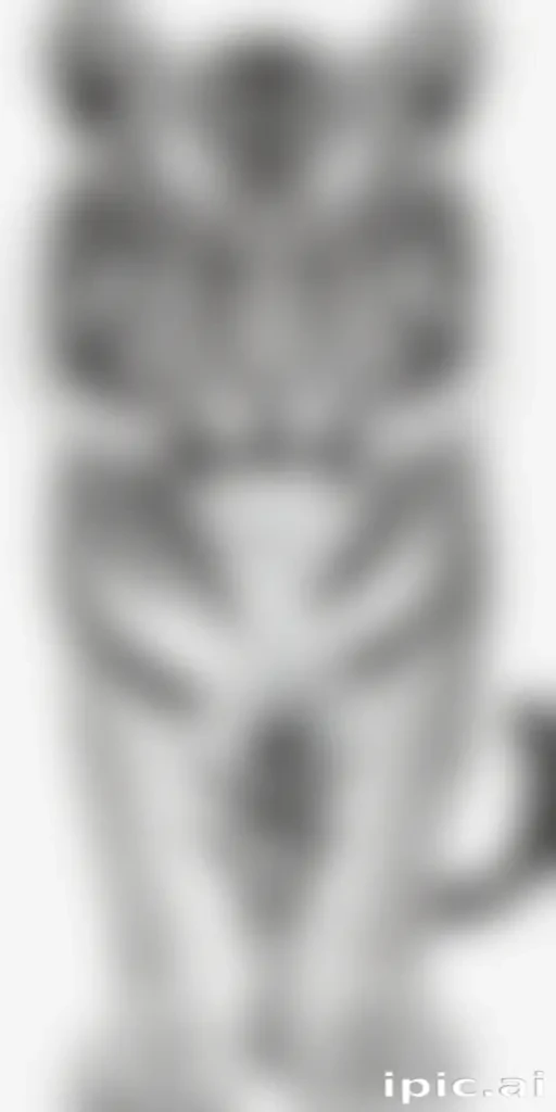 tiger clipart black and white
