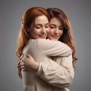 hugging png