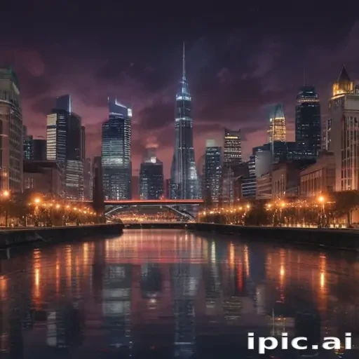 city lights background