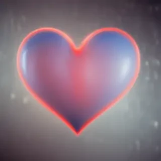 blurred heart