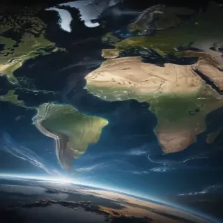 earth from space