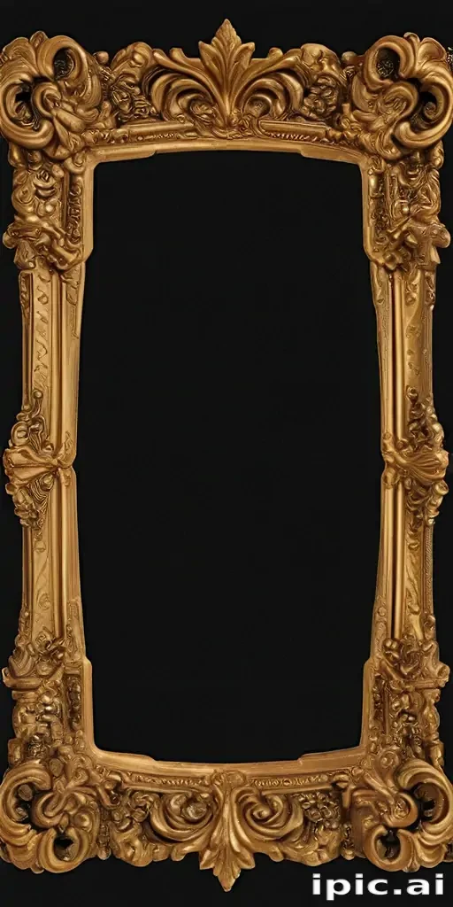 gold frame png transparent
