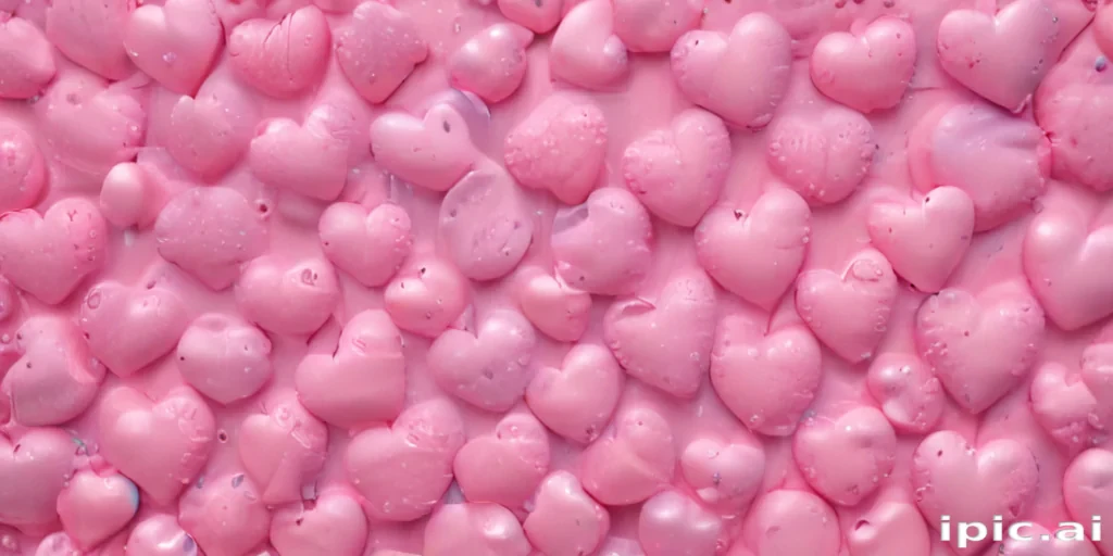 pink hearts background