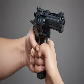 hand with gun png