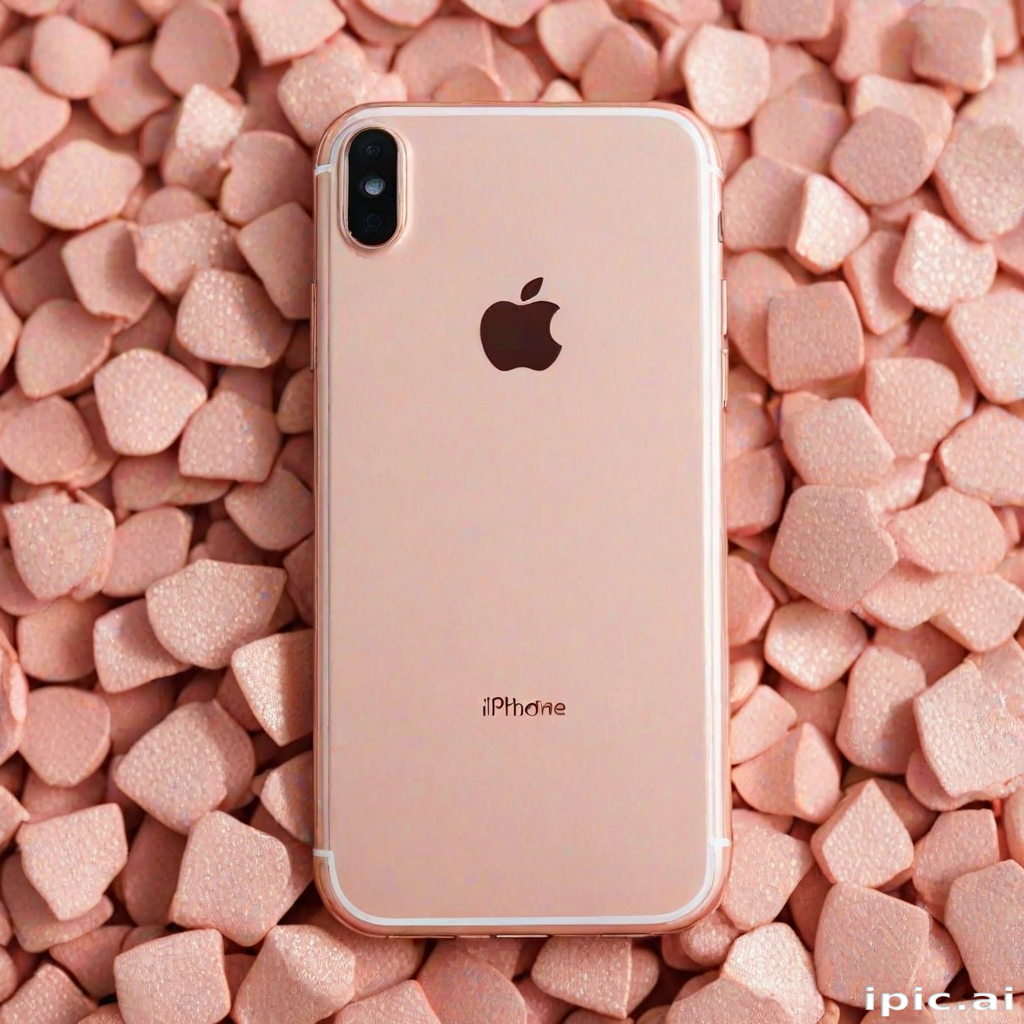 rose gold iphone background