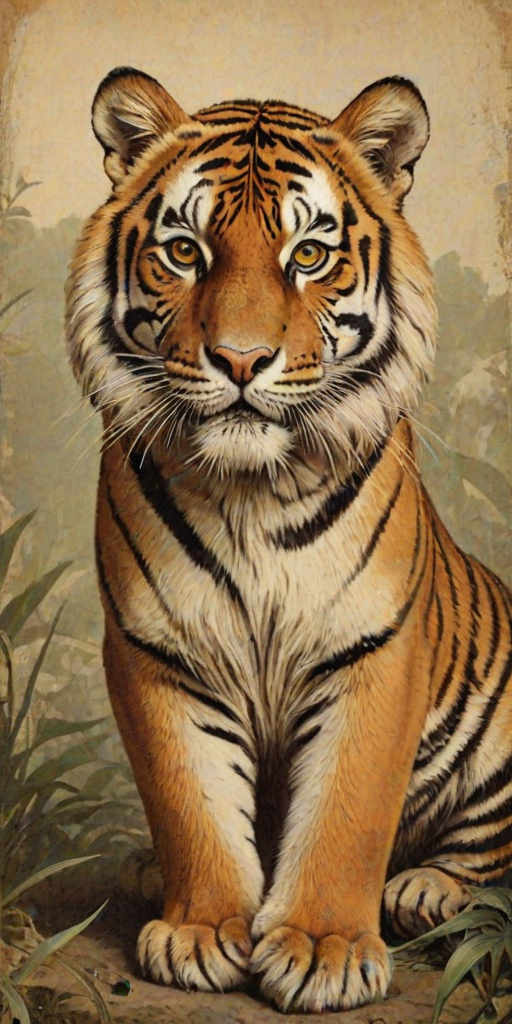 vintage tiger