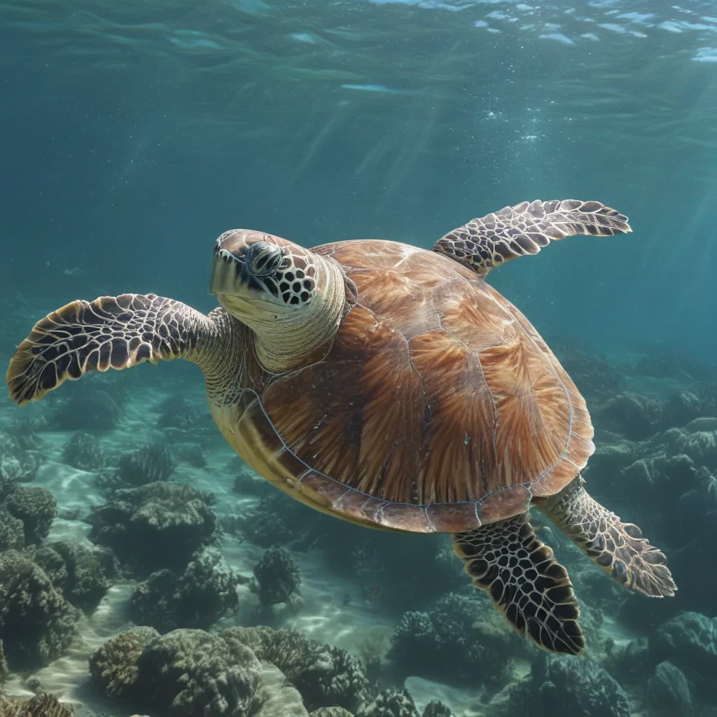 sea turtle desktop background