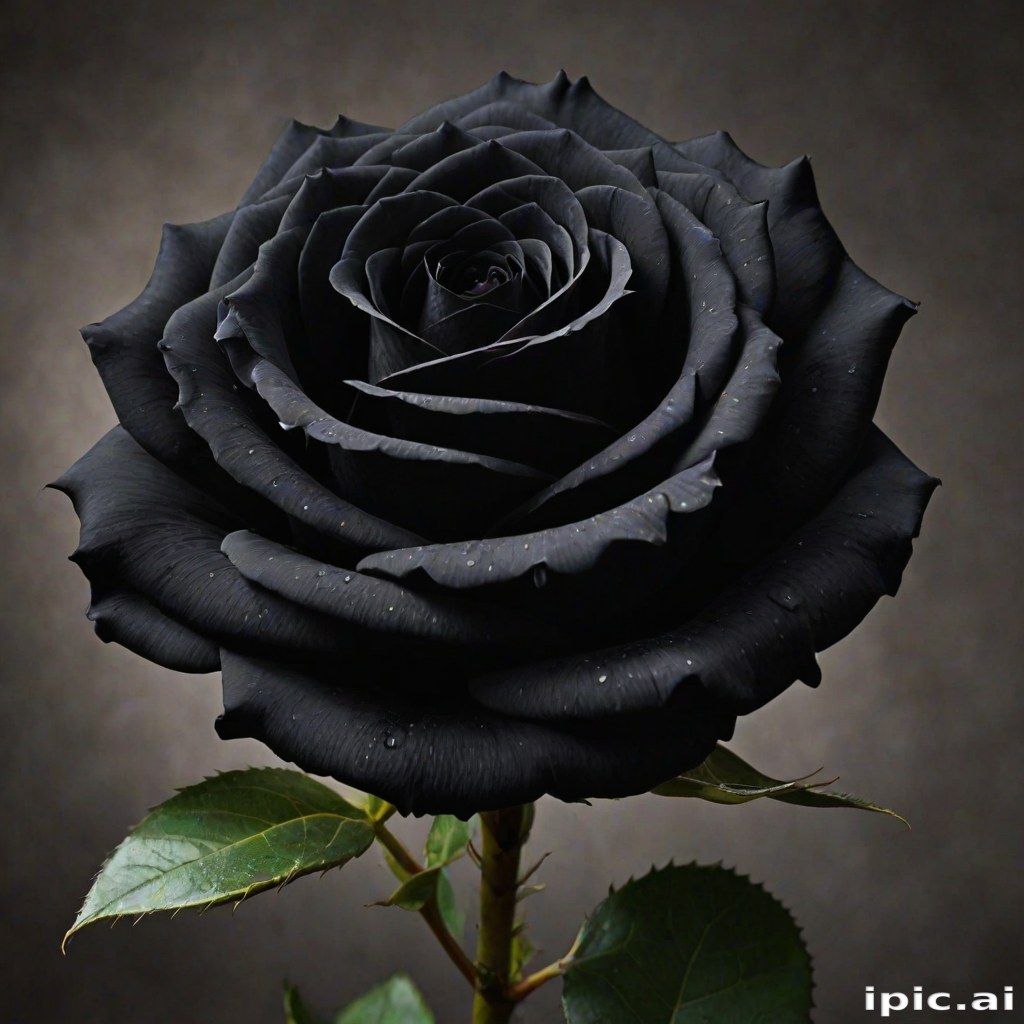 black rose picture