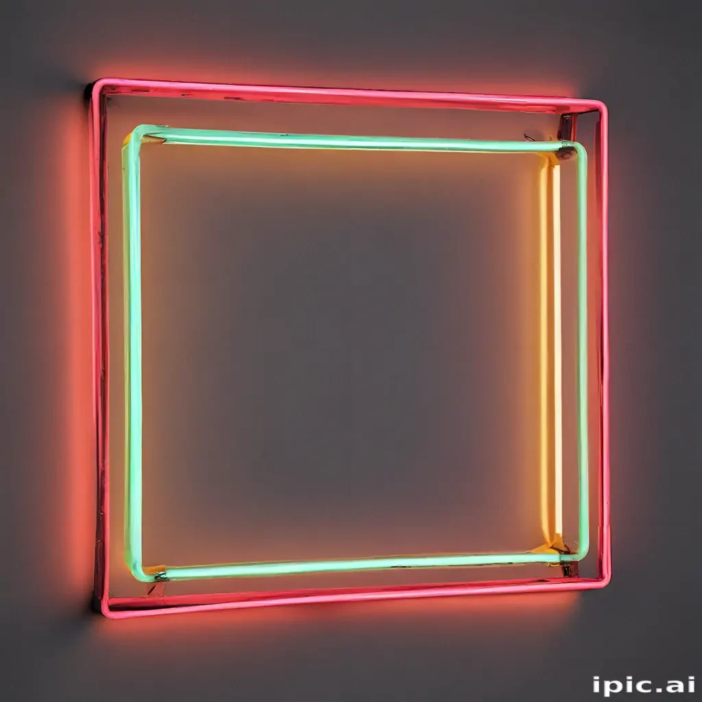 neon frame