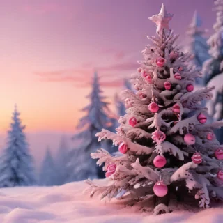 cute pink christmas wallpaper