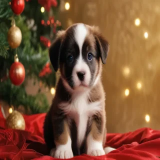 christmas puppy desktop backgrounds