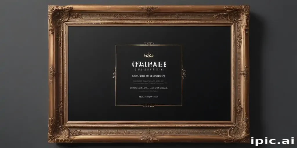mockup picture frame
