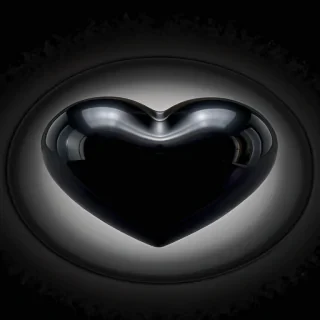 black heart photo