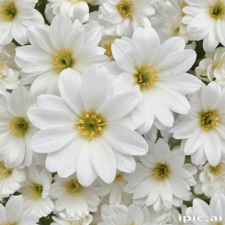 background white flower