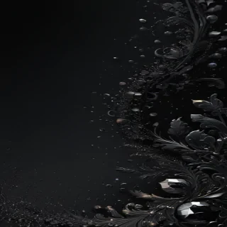 black background with glitter