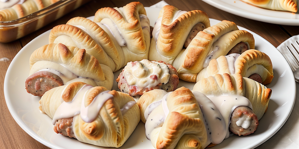 sausage cream cheese crescent roll casserole
