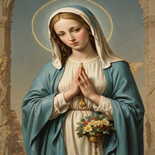 virgin mary clipart