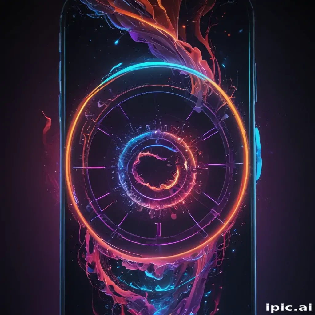 4k neon phone wallpaper